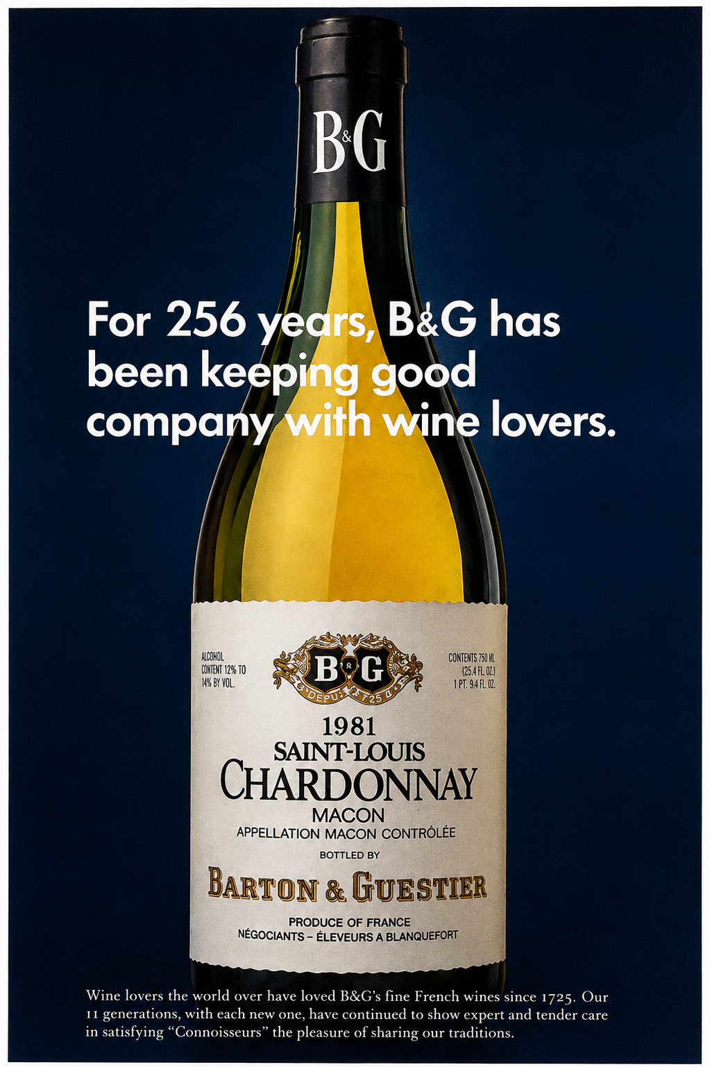 By 1982, French Wine Brands Were Competing for the American Wine Consumer