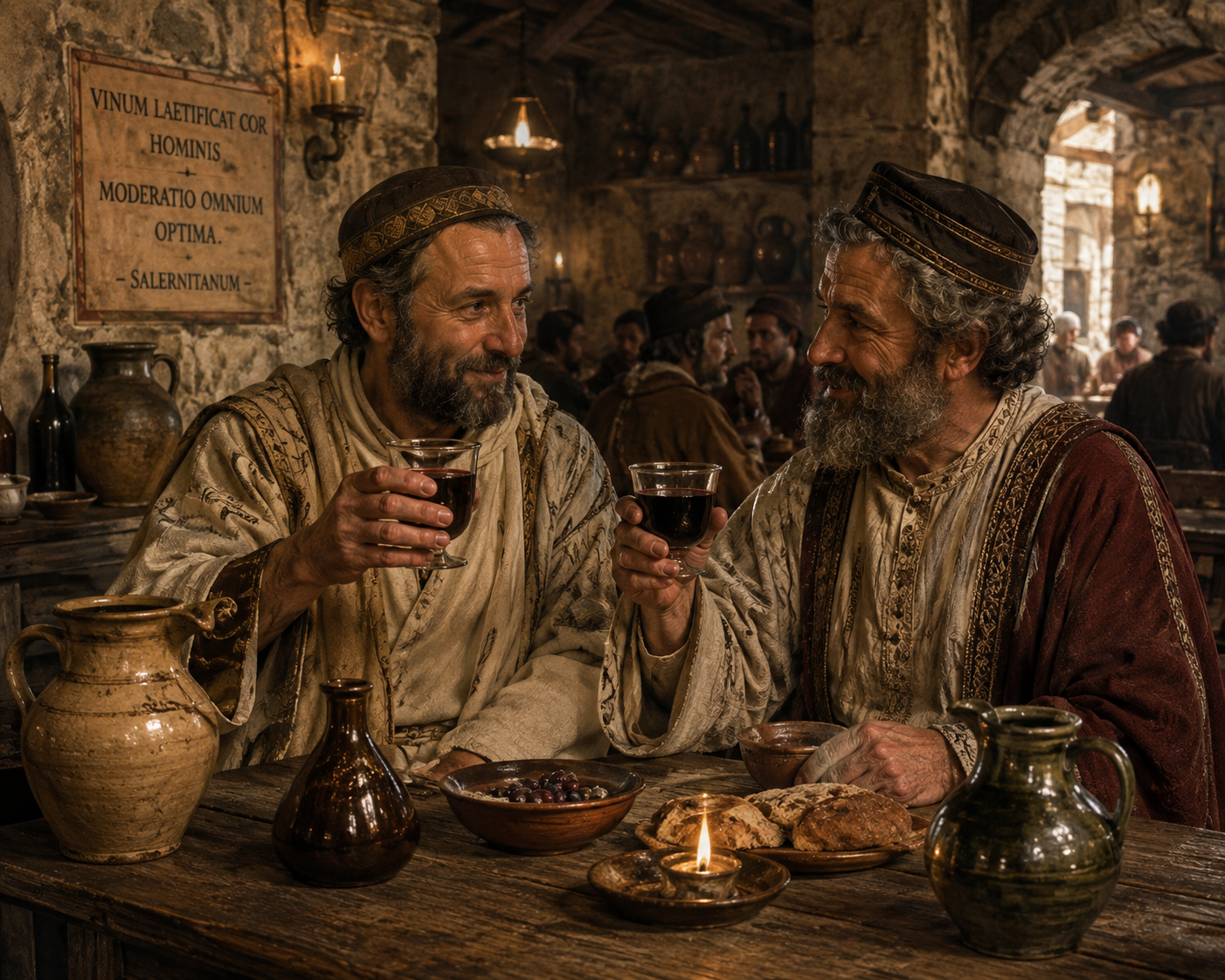 What Europe's First Medical School Taught About Drinking Well