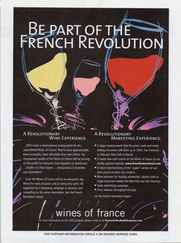 When The Bistro Tables Turned: How French Wine Courted Everyday Drinkers in the Early 2000s