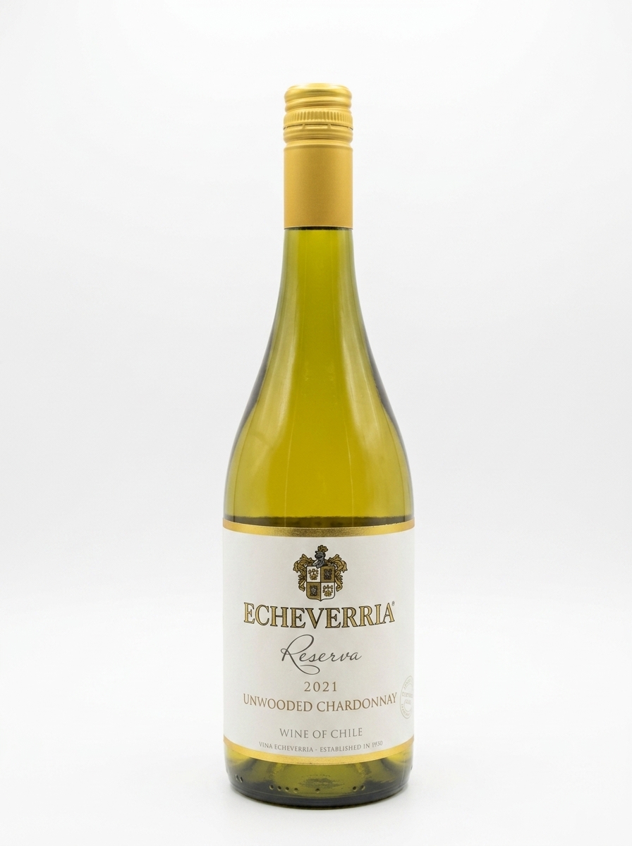 Echeverria Reserva Unwooded Chardonnay Curico Valley
