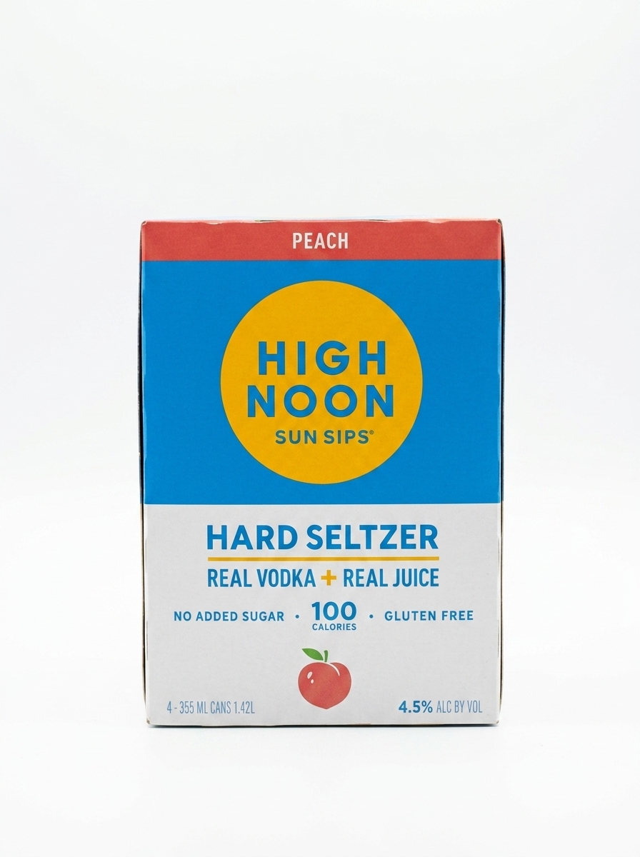 High Noon Peach Hard Seltzer