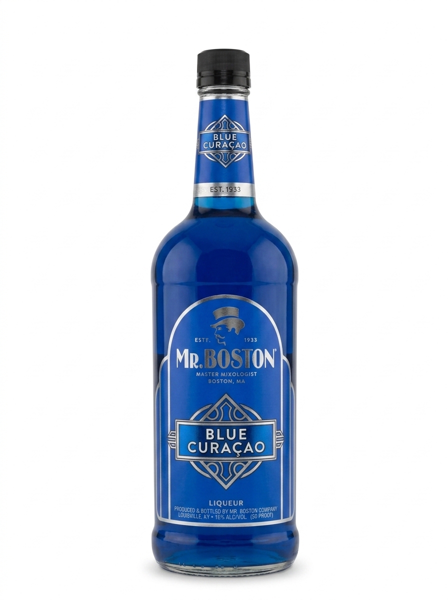 Mr. Boston Blue Curacao Liqueur