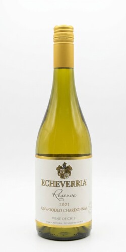 Echeverria Reserva Unwooded Chardonnay Curico Valley