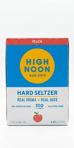 High Noon Peach Hard Seltzer